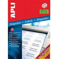 APLI witte etiketten ft 70 x 37 mm (b x h), 6.000 stuks, 24 per blad (2520)