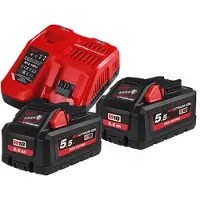Milwaukee M18 HNRG-552 Accu pack 2x 18V 5.5Ah Li-Ion M18 High Output - 4933464713