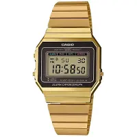 Casio Vintage A700WEG-9AEF Unisex Horloge - 33 mm