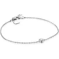 Zinzi zilveren armband rond wit ZIA1393