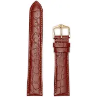 Hirsch Strap Crocograin M 12302870-1-14 (Bandbreedte: 14 mm)