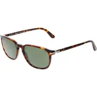 Persol Vierkante Heren Zonnebril Havana Groen