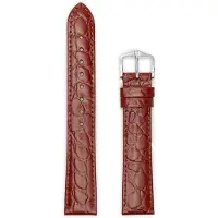 Hirsch Strap Crocograin L 12322870-2-18 (Bandbreedte: 18 mm)