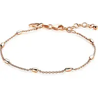 Zinzi zilveren fantasie armband rosé verguld ovaal 16,5-20cm ZIA1655R