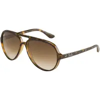 Ray-Ban Aviator unisex licht Havana bruine gradiënt zonnebril