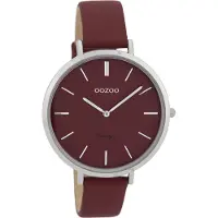 Oozoo Timepieces Horloge Vintage Burgundy | C9807