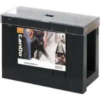 Cando Verstekbak - Kunststof - Zwart - Tot 120mm Hoog