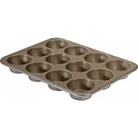 Nordic Ware Naturals Aluminium Non-Stick Muffin Pan Twaalf 2,75 Inch Vormpjes