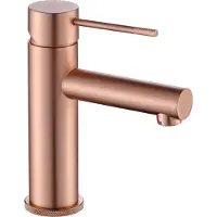 Best design Wastafelmengkraan Lyon 17.5 cm 1-hendel Mat Rose Goud