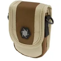 Delamax 440601 tas voor compactcamera's - medium - bruin/beige