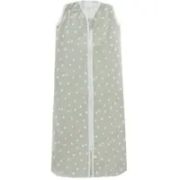 Little Lemonade baby slaapzak zomer grijs stip Grijs 70 cm