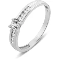 Isabel Bernard Ring zilver / transparant