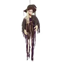 Intratuin Halloween Hangdecoratie Lachende Heks Zwart 50 X 34 X 170 Cm
