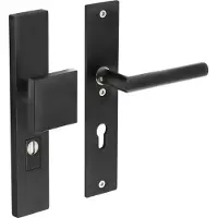 Intersteel Voordeurbeslag Vurano kerntrekbeveiliging PC 72mm recht zwart