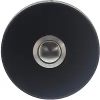 Intersteel Ronde Deurbel Chimea Verdekt Zwart