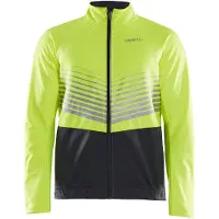 Craft Ideal Fietsjack Heren - Winddicht en waterafstotend - Geel - Maat S