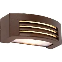 QAZQA Moderne wandlamp roestbruin IP44 - Hurricane 1