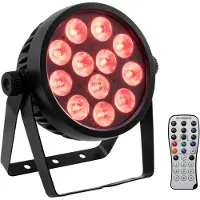 Steinigke Showtechnic EUROLITE LED 4C-12 Silent Slim Spot spot Spot, dimbaar, zwart, metaal