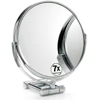 DECOR WALTHER Make-up spiegel SPT 50/V Staand Chrome (7x magnification)