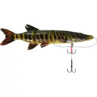 Savage Gear 4d Line Thru Pike Slow Sinking Swimbait 110g 250 Mm Groen,Oranje