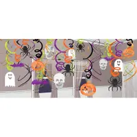 Amscan feestdecoratie swirls Halloween 60,9 cm papier 30-delig