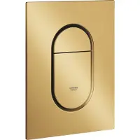 GROHE Bedieningsplaat Arena Cosmopolitan S WC DF 13x17,2cm Cool Sunrise Geborsteld