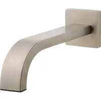 Wiesbaden Inbouwuitloop vierkant 25 cm 1/2" rvs