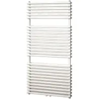 Plieger Designradiator florion nxt dubbel 121,6x60 cm 980 watt met middenaansluiting wit structuur