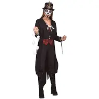 MOM Voodoo Master Woman Costume Rood M-L Kinderen