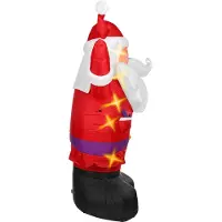 Finidi Decoratieve opblaasbare kerstman met licht 300cm