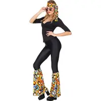 Finidi Beenwarmers en hoofdband groovy style multi licht (lichte multi kleuren)