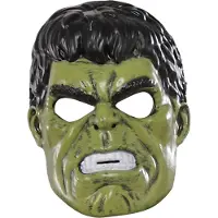 Rubies Hulk half masker voor kinderen - Verkleedmasker