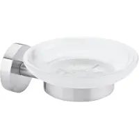 TESA MOON 40310-00000-00 Zeepschaaltje Zilver, Wit (gesatineerd)