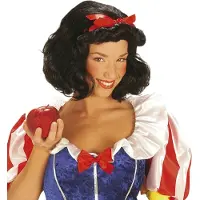 Widmann Pruik Bianca Met Lint (In Plastic Zak)