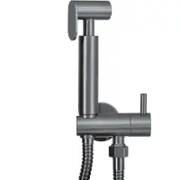 Mueller RVS bidet-handdoucheset rond