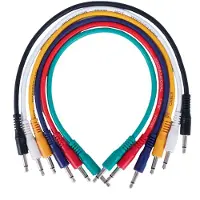 Devine PATCH3535-RB-15cm patchkabel mono 3.5 mm 6-pack 15 cm