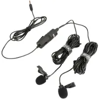 Boya BY-M1DM Duo Lavalier Microfoon