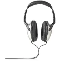 Nedis Bedrade Over-ear Koptelefoon | 2.70 m | Zilver / Zwart | 1 stuks - HPWD1200BK HPWD1200BK