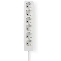 Nedis Stekkerdoos met randaarde, 16 A, 6-wegs, 3m
