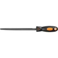 Neo Tools Metaalvijl 200mm Driehoek Grofte 2 T12 Staal TPR Gecoat