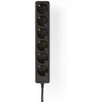 Nedis Stekkerdoos met randaarde, 16 A, 6-wegs, 1.5m