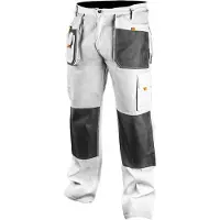 GRUPA TOPEX Schilders Werkbroek WIT XXL/58 Oxford Bescherming 35% Katoen-65% Polyester 267 Gr/m2 CE-EN340