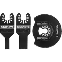 Graphite Zaagbladset voor metaal, 3 st. (56H072)