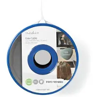 Nedis Coaxkabel op Haspel | KOKA 799 | ECA | 25 m | Wit | 1 stuks - CSBG4015WT250 CSBG4015WT250
