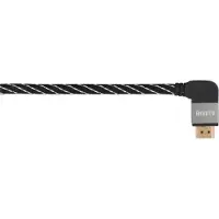 Avinity HDMI kabel met ethernet 90 ° connector 0.75m verguld