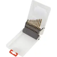 GRUPA TOPEX Metaalborenset 1-5 t/m 6,5mm Type HSS-G Serie, in sterke kunstof koffer