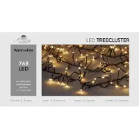 Annas collection 1,6-1,9m treecluster 10m/768led warm wit Anna's collection