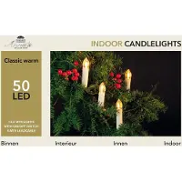 Annas collection Kaarsverlichting 50 lampjes 12,5 meter LED Anna's Collection
