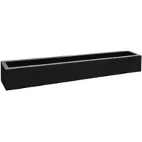 Pottery Pots Bloempot Natural Jort Low M Black 200 x 30 x 25 cm