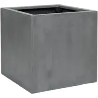 Pottery Pots Bloempot Natural Block XL Grey 60 x 60 x 60 cm